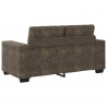 Sofa 3 pcs Ciemnoszary 221 x 80 x 80 cm Tkanina lniana
