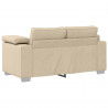 Sofa 3 pcs Kremowy 219 x 80 x 82 cm Tkanina lniana