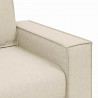 Sofa 2 pcs Beżowy 220 x 80 x 84 cm Tkanina lniana