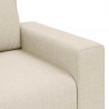 Sofa 2 pcs Beżowy 221 x 80 x 82 cm Tkanina lniana
