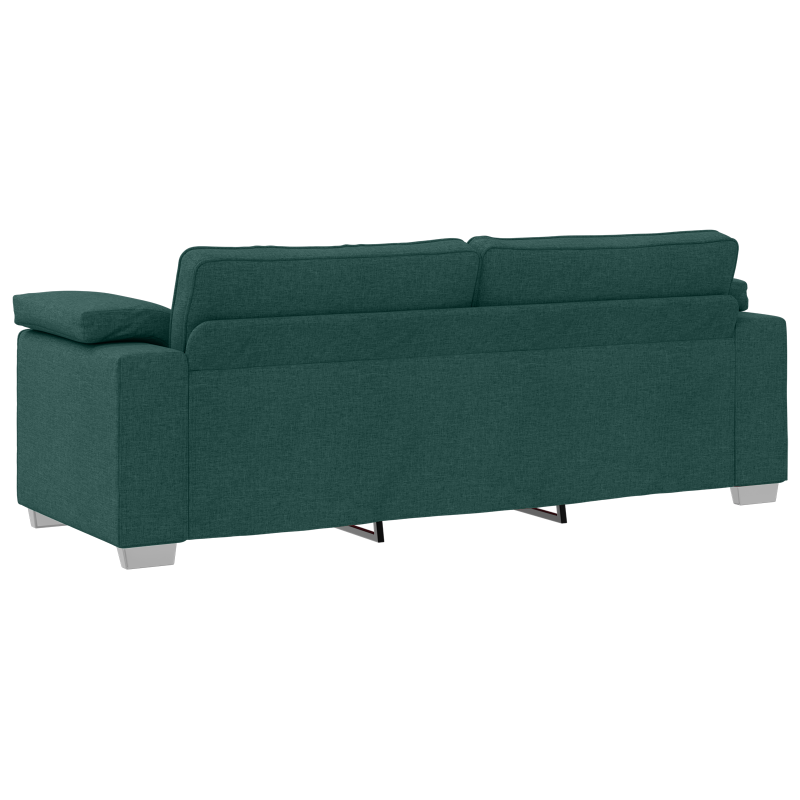 Sofa 2 pcs Ciemna zieleń 219 x 80 x 82 cm tkanina