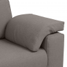 Sofa 2 pcs Ciemnoszary 219 x 80 x 82 cm tkanina