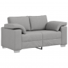 Sofa 2 pcs Szary chmur 219 x 80 x 82 cm tkanina