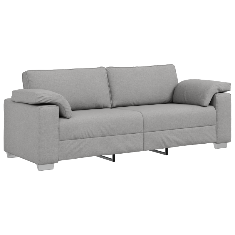 Sofa 2 pcs Szary chmur 219 x 80 x 82 cm tkanina