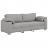 Sofa 2 pcs Szary chmur 219 x 80 x 82 cm tkanina