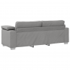 Sofa 2 pcs Szary chmur 219 x 80 x 82 cm tkanina