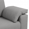 Sofa 2 pcs Szary chmur 219 x 80 x 82 cm tkanina