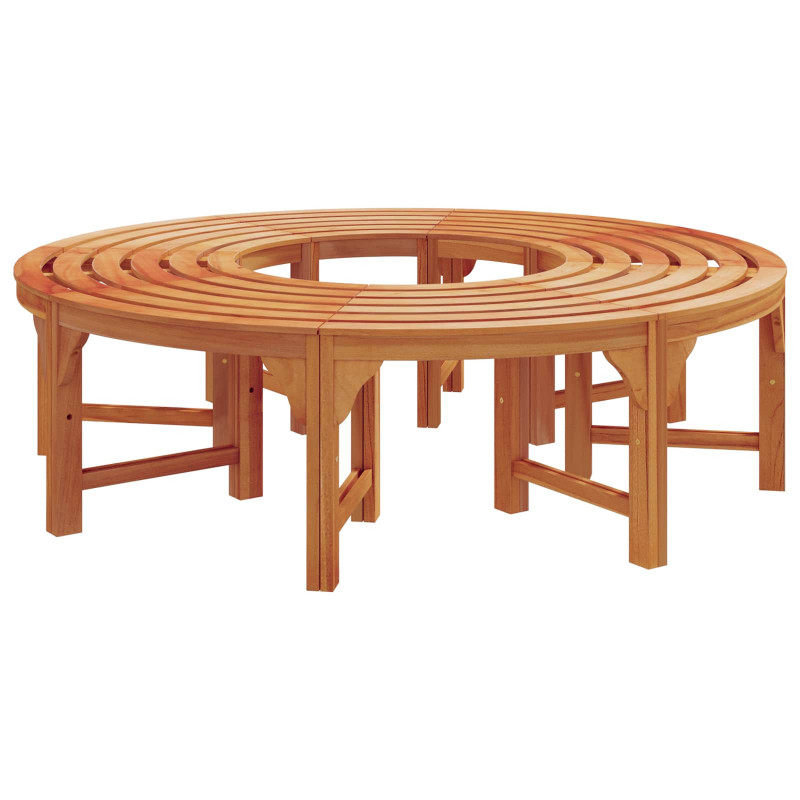 Ławka Drzewna 2 pcs Naturalny 160 x 80 x 45cm