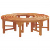 Ławka Drzewna 2 pcs Naturalny 160 x 80 x 45cm