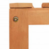 Ławka Drzewna 2 pcs Naturalny 160 x 80 x 45cm