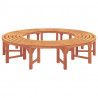Ławka Drzewna 2 pcs Naturalny 160 x 80 x 45cm