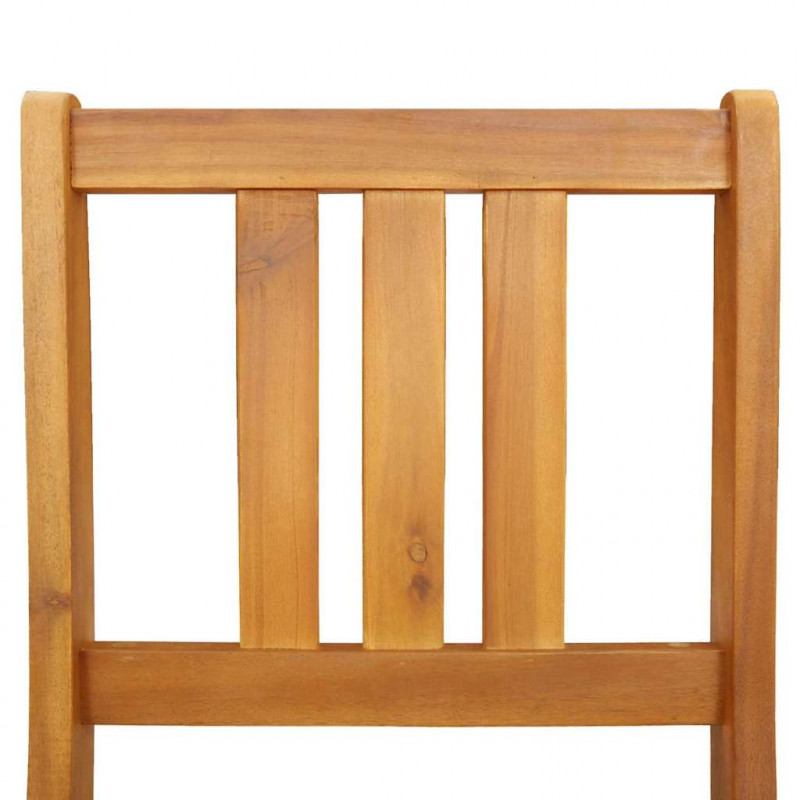 Krzesło Ogrodowe 8 pcs Olej Naturalny 40 x 42 x 85 cm