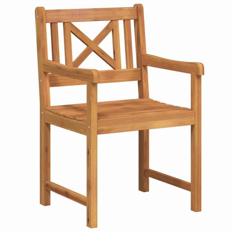 Krzesło Ogrodowe 6 pcs 56 x 56 x 90 cm Lite Drewno Akacji