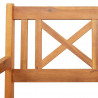 Krzesło Ogrodowe 6 pcs 56 x 56 x 90 cm Lite Drewno Akacji