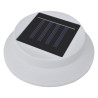 Solarne lampy ogrodzeniowe LED, 12 szt., białe