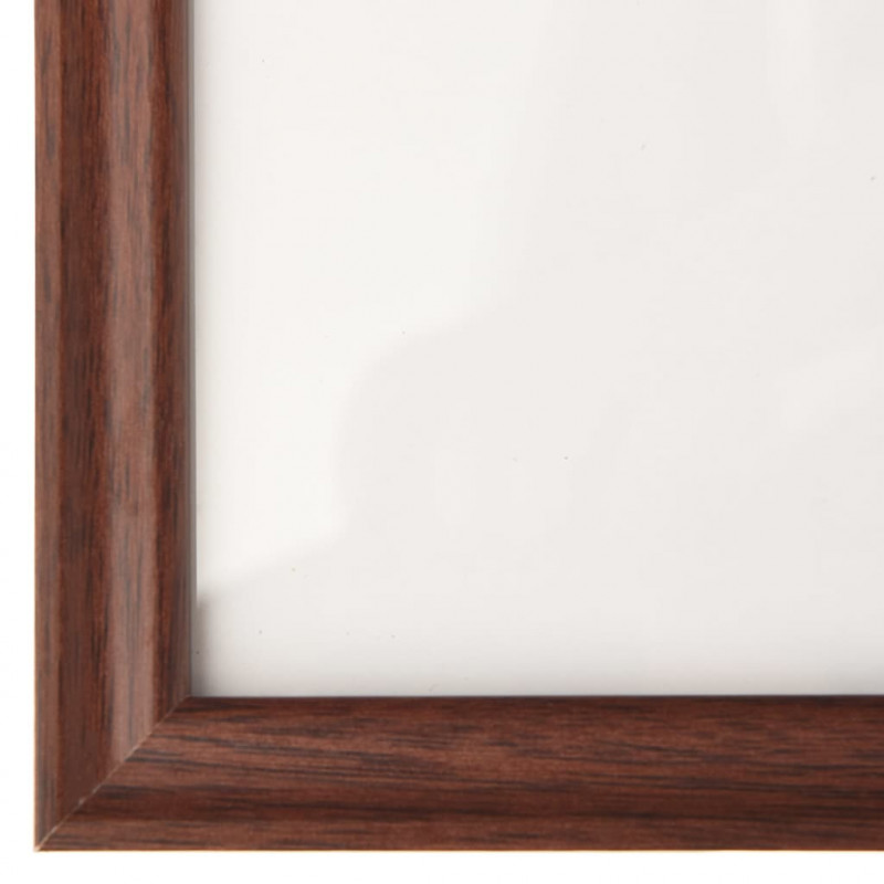 Ramki na zdjęcia, 5 szt., stojące, brązowe, 21x29,7 cm, MDF