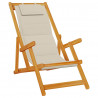 Krzesło plażowe z poduszką 2 pcs Brązowy 61.5 x 123 x 82cm