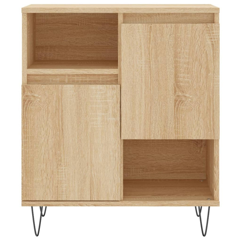 Szafki, 2 szt., dąb sonoma, materiał drewnopochodny
