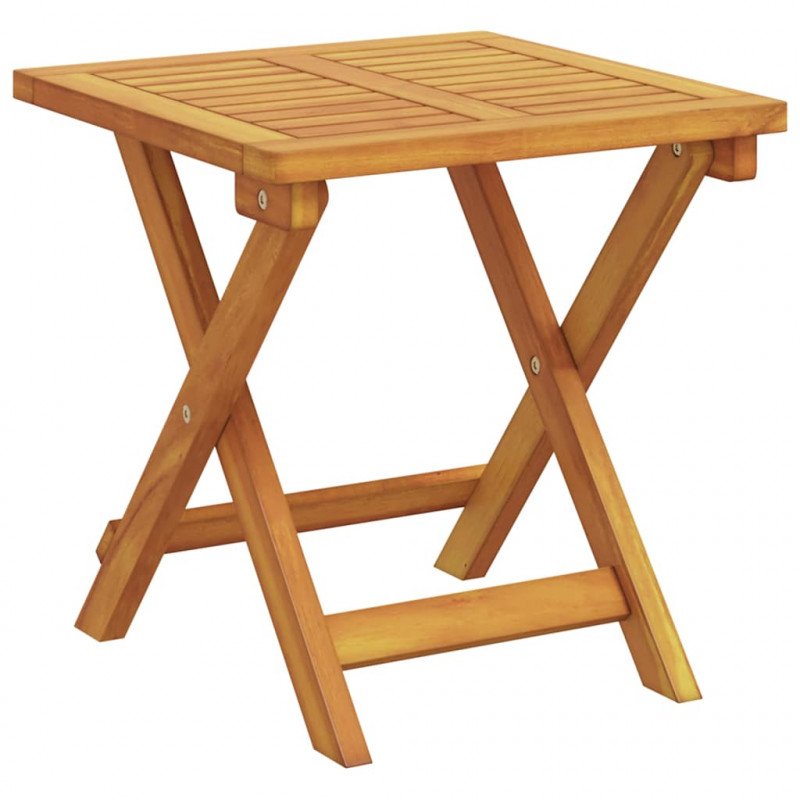 Leżak 2-osoba 3 pcs Brązowy Lite Drewno Akacji