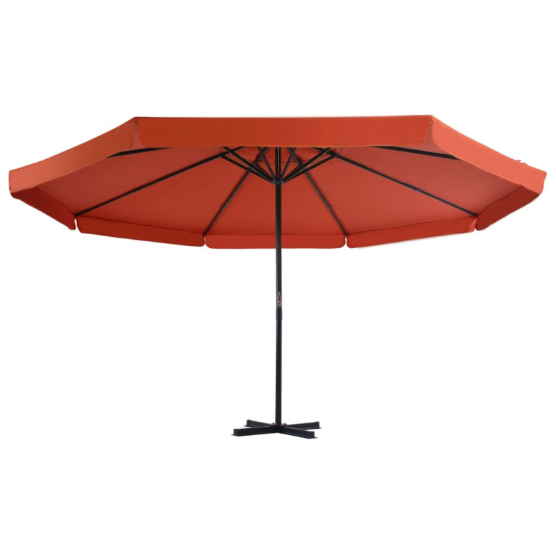Parasol ogrodowy z przenośną podstawą, terakota