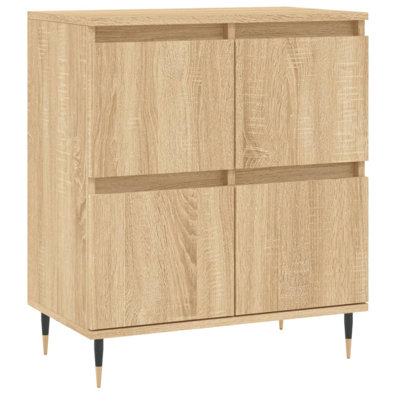 Szafki, 2 szt., dąb sonoma, materiał drewnopochodny