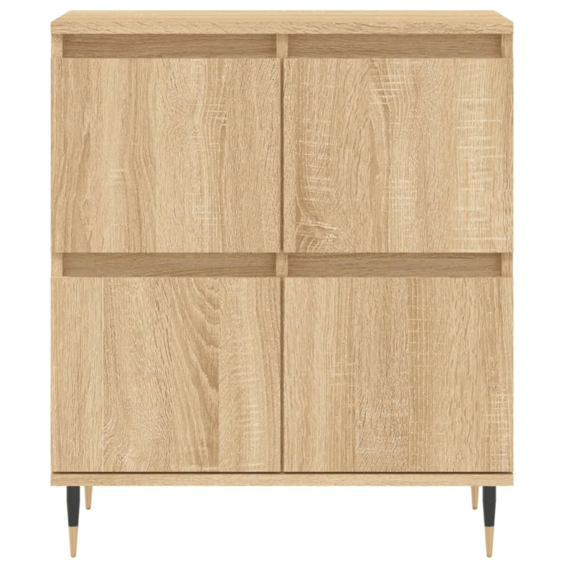 Szafki, 2 szt., dąb sonoma, materiał drewnopochodny