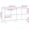 Szafki, 2 szt., brązowy dąb, materiał drewnopochodny