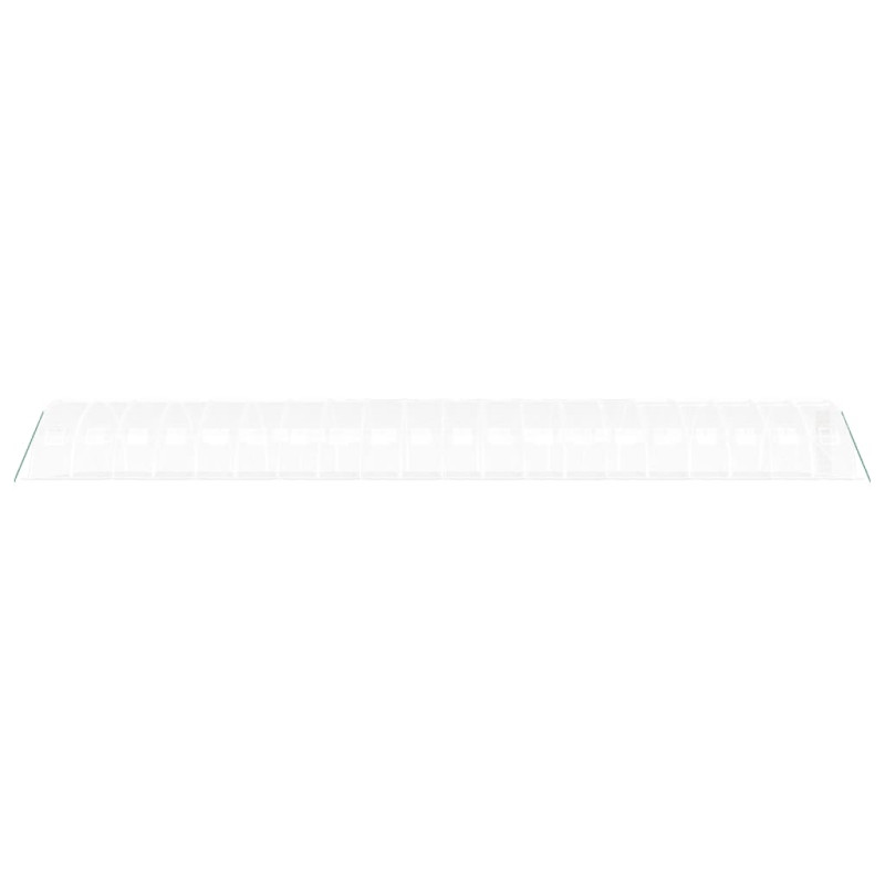Szklarnia ze stalową ramą, biała, 80 m², 20x4x2 m
