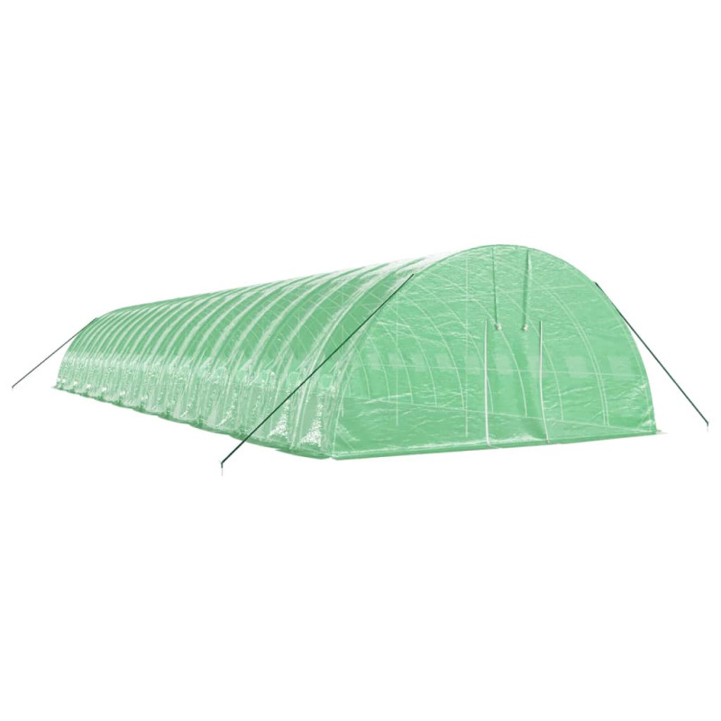 Szklarnia ze stalową ramą, zielona, 120 m², 20x6x2,85 m