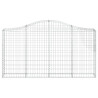 Kosze gabionowe, 50 szt, 200x30x100/120cm, galwanizowane żelazo