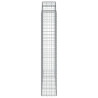 Kosze gabionowe, 4 szt, 200x50x220/240 cm, galwanizowane żelazo