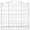 Kosze gabionowe, 18 szt, 200x50x180/200cm, galwanizowane żelazo