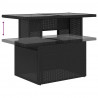 6-cz. zestaw mebli z poduszkami, szary, polirattan i akacja