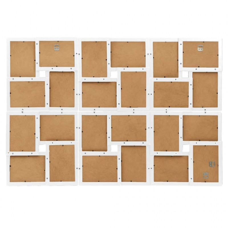 Ramka na 24 zdjęcia 10x15 cm, biała, MDF