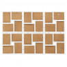 Ramka na 24 zdjęcia 10x15 cm, biała, MDF