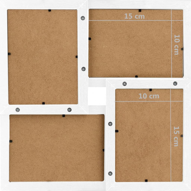 Ramka na 24 zdjęcia 10x15 cm, biała, MDF
