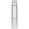 Kosze gabionowe, 20 szt, 200x30x120/140cm, galwanizowane żelazo