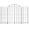 Kosze gabionowe, 30 szt, 200x50x120/140cm, galwanizowane żelazo