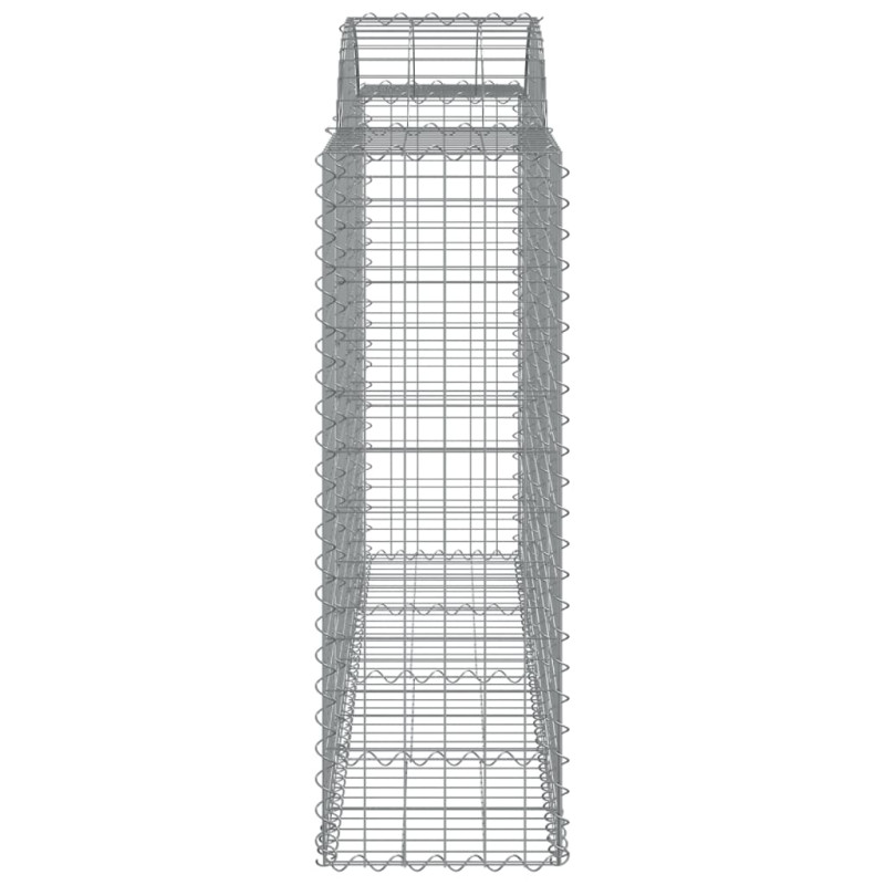 Kosze gabionowe, 30 szt, 200x50x120/140cm, galwanizowane żelazo