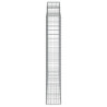 Kosze gabionowe, 13 szt, 200x50x180/200cm, galwanizowane żelazo