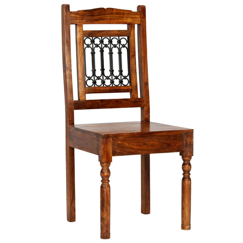 Zestaw mebli do jadalni, 7 elementów, lite drewno akacjowe