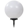 Lampy solarne do ogrodu, 2 szt., LED, kuliste, 40 cm, RGB