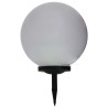 Lampy solarne do ogrodu, 2 szt., LED, kuliste, 40 cm, RGB