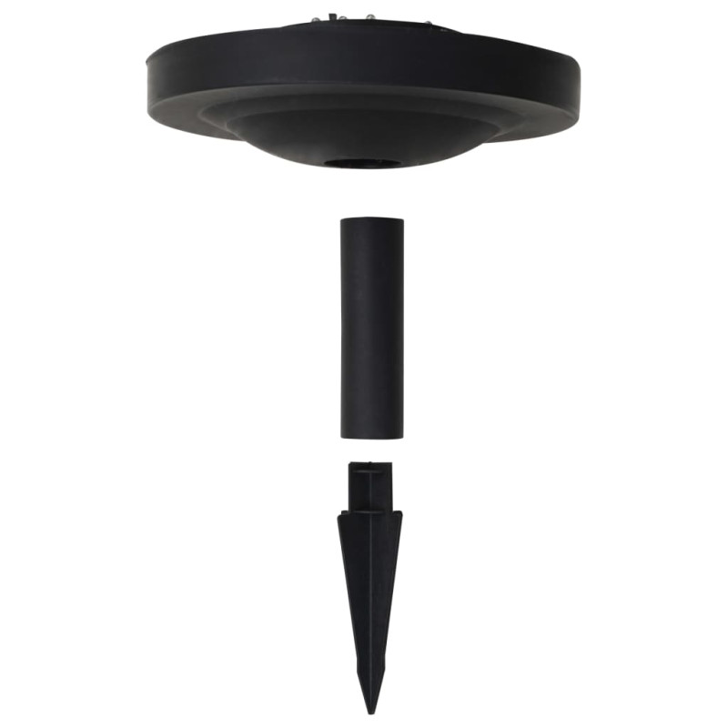 Lampy solarne do ogrodu, 2 szt., LED, kuliste, 40 cm, RGB