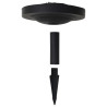 Lampy solarne do ogrodu, 2 szt., LED, kuliste, 40 cm, RGB