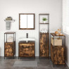 Zestaw mebli łazienkowych 5 pcs Brązowy 76.5 x 35 x 95 cm