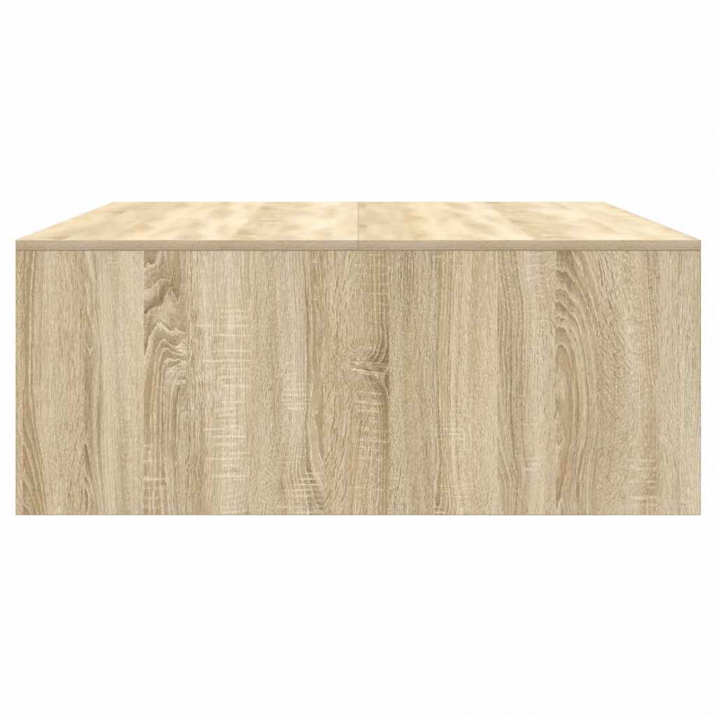 Stolik kawowy z szufladami Sonoma Oak 100x100x40 cm