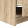 Stolik kawowy z szufladami Sonoma Oak 100x100x40 cm
