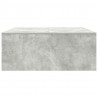 Stolik kawowy z szufladami Betonowy szary 100x100x40 cm