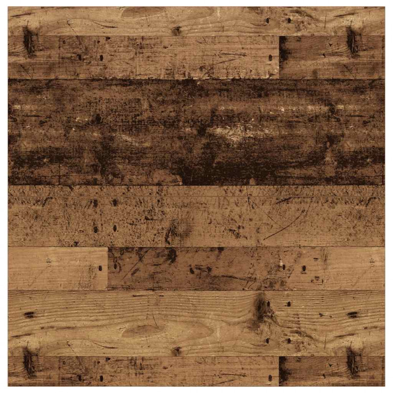 Stolik kawowy z szufladami Stare drewno 100x100x40 cm